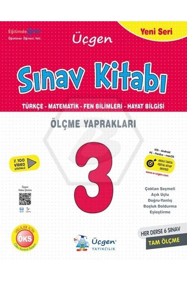 3. Sınıf Sınav Kitabı Üçgen Yayınları