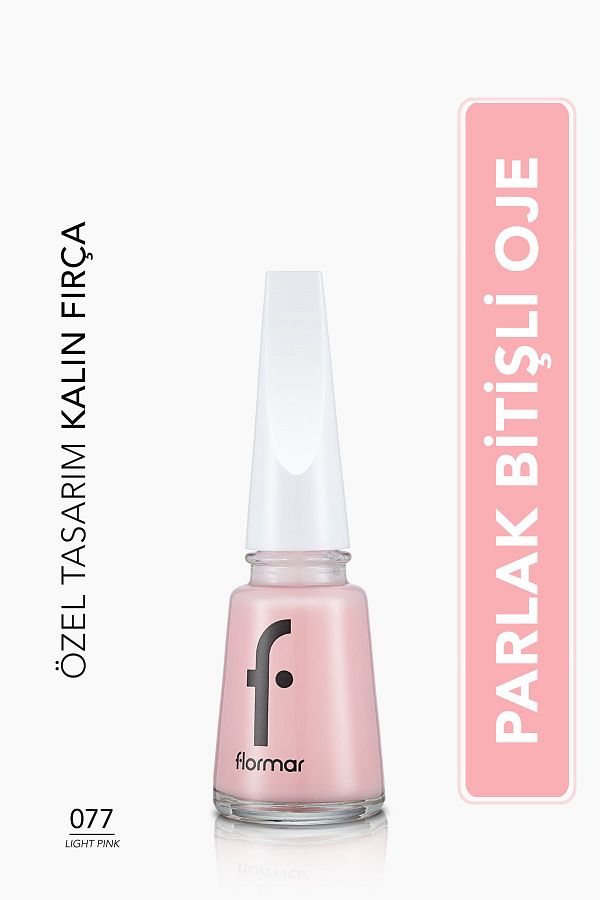 Sedefli Parlak Oje (PEMBE) - Nail Enamel - 077 Light Pink - 8682536035743