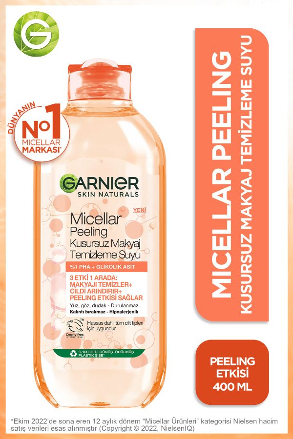 Micellar Peeling Kusursuz Makyaj Temizleme Suyu 400 Ml