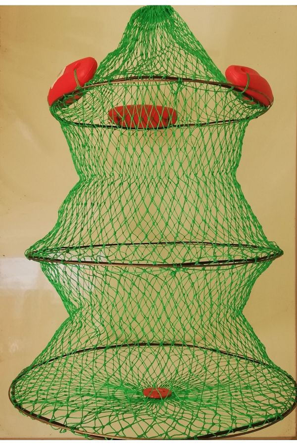 Balıkçı Livar Fileli Şamandıralı Boy 60 Cm Çap 45 Cm