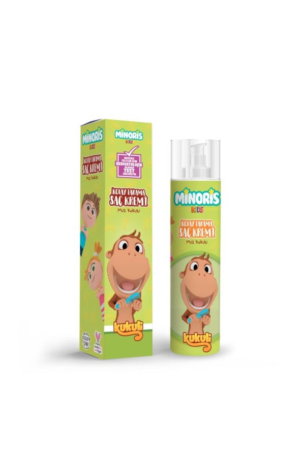 Kids, Kukuli, Kolay Tarama Saç Kremi, Muz Kokulu