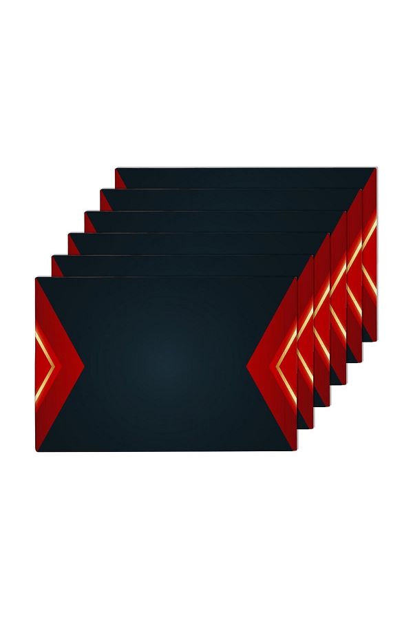 Geometric 6'lı Amerikan Servis Ds27 35x50 Cm