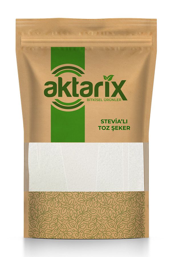150 Gr Stevia ' Lı Prebiyotik Lifli Tatlandırıcı Toz Şeker Keto / Ketojenik / Vegan Diyeti 0 Kalori Aktarix