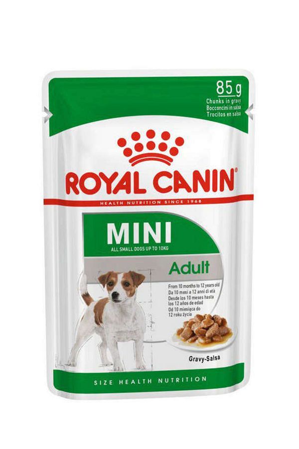 6 ADET ROYAL CANIN MINI ADULT POUCH 85 gr