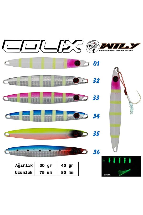 Colix Jig 30 Gr 82 Mm - 35