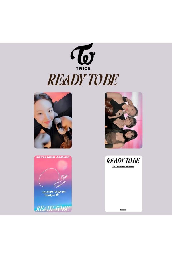 Twıce Nayeon '' Ready To Be - Digipack '' Album Kart Seti