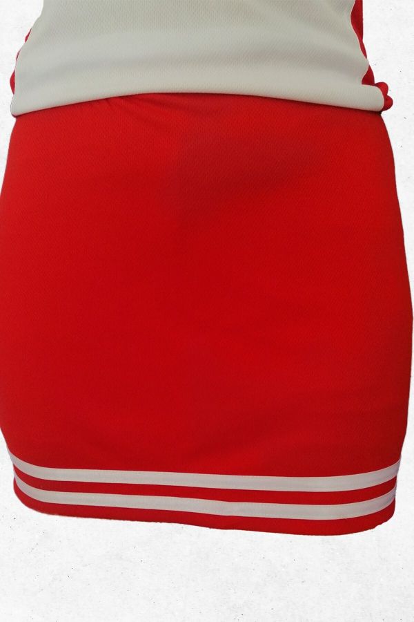 Kız Çocuk Spor Kırmızı Tenis Eteği