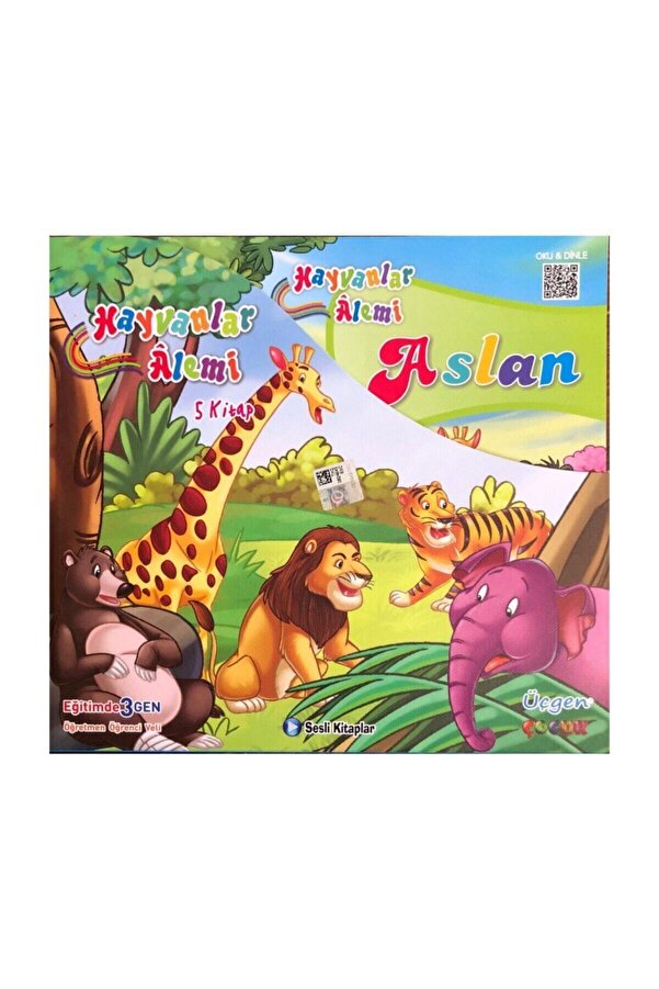 1. Sınıf Hikaye Okuma Kitabı 5 Kitap Hayvanlar Alemi Üçgen Çocuk Selvi Kitap Evi