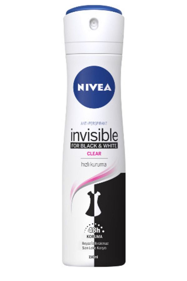 Kadın Deodorant Invısıble B & W 150 Ml + Rolon 25 Ml Hediye_2