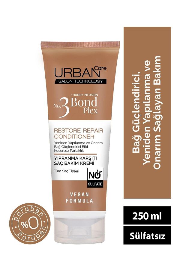 No.3 Bond Plex Restore Repair Yıpranma Karşıtı Saç Bakım Kremi 250 Ml-vegan