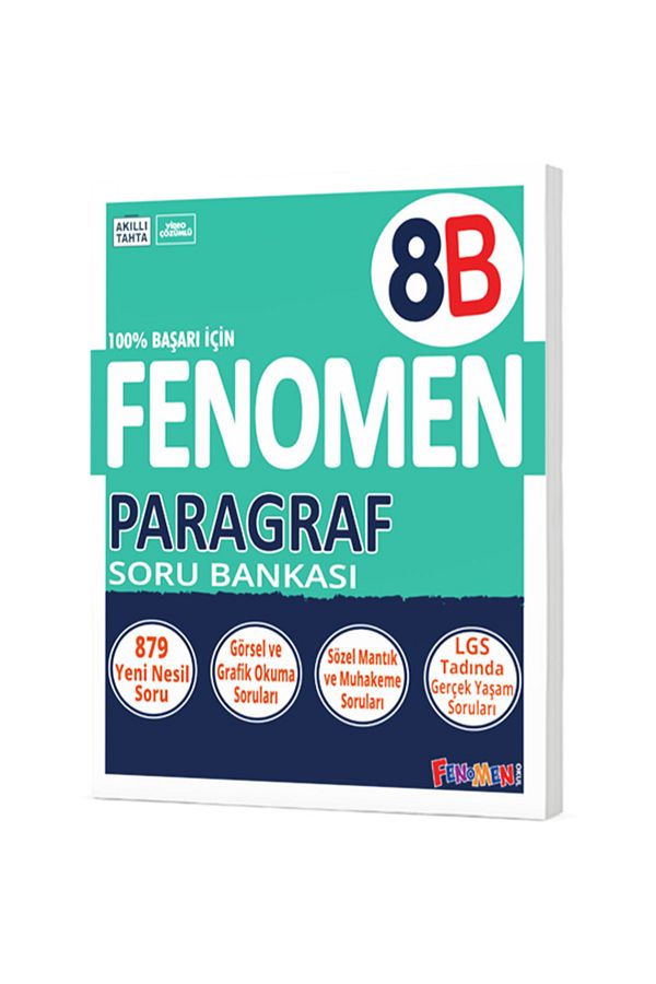 Fenomen Yayınları 8. Sınıf Lgs Paragraf Soru Bankası