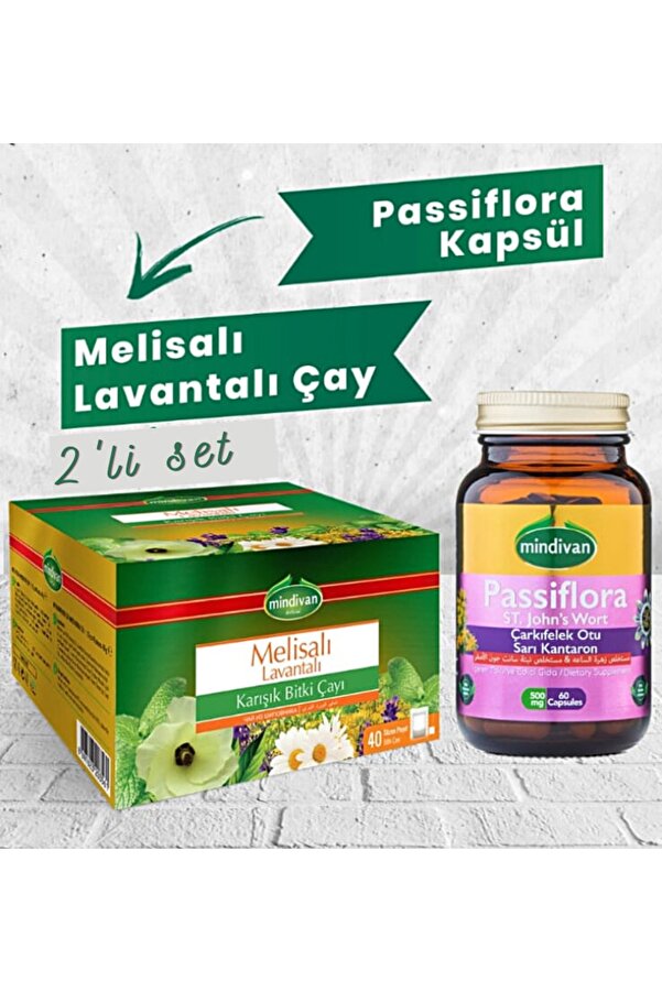Passiflora Kapsül Ve Melisalı Lavantalı Çayı