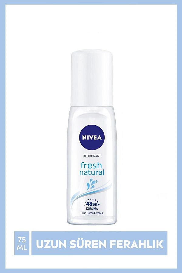 Kadın Pump Sprey Deodorant Fresh Natural 48 Saat Deodorant Koruması 75 Ml,48 Saat Koruma