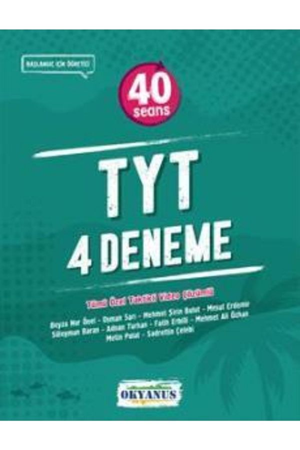 Tyt 40 Seans 4 Lü Deneme