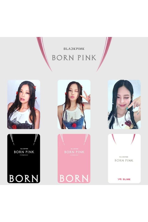 Blackpınk Jenni '' Born Pink '' Pob 3 Kart Seti