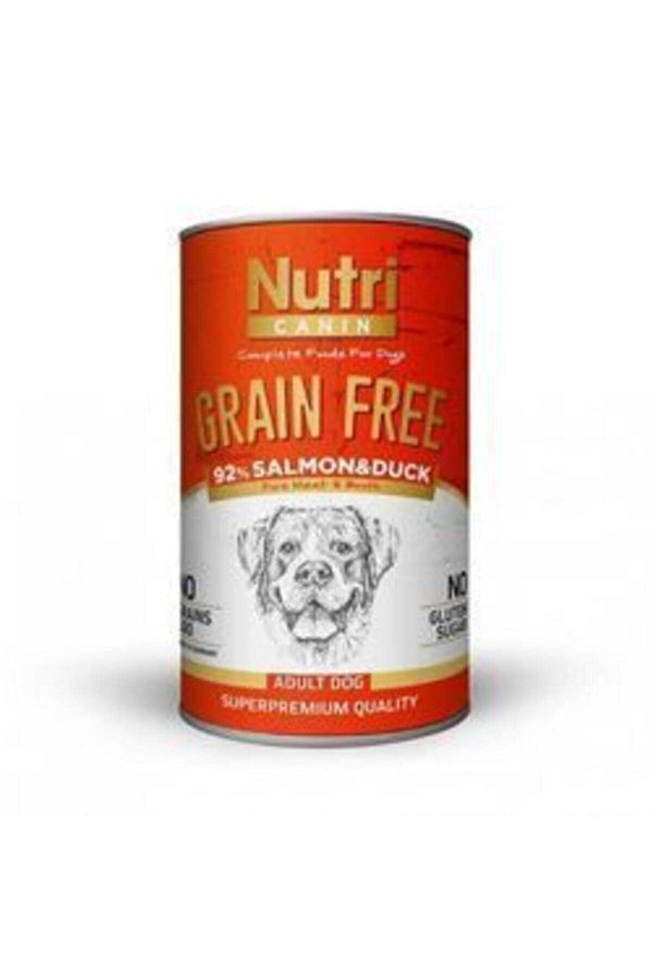 Nutri Canin Tahılsız Somonlu Ve Ördekli Köpek Konservesi 400 Gr Bizim City Petshop