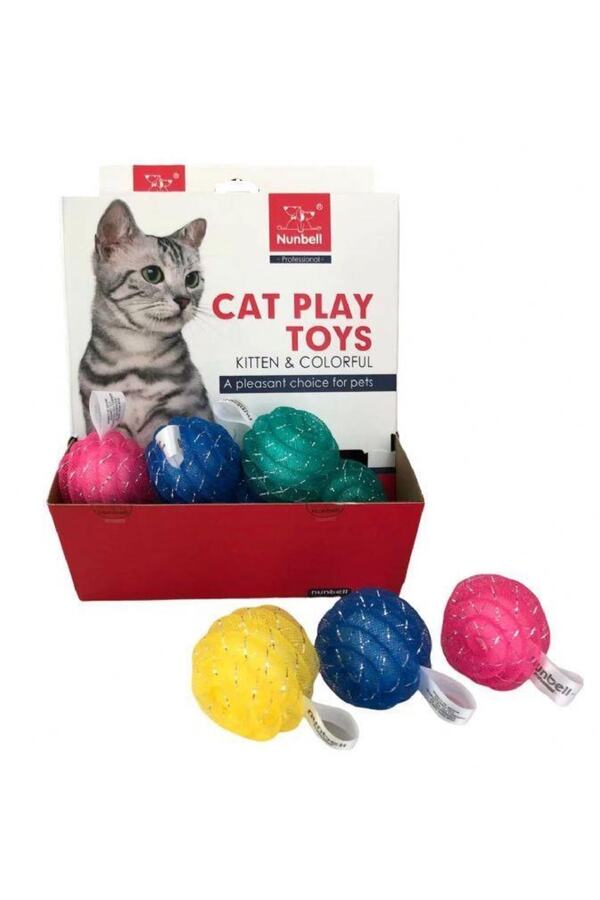 Kedi Oyuncağı Hışırtılı Top 1 Tane