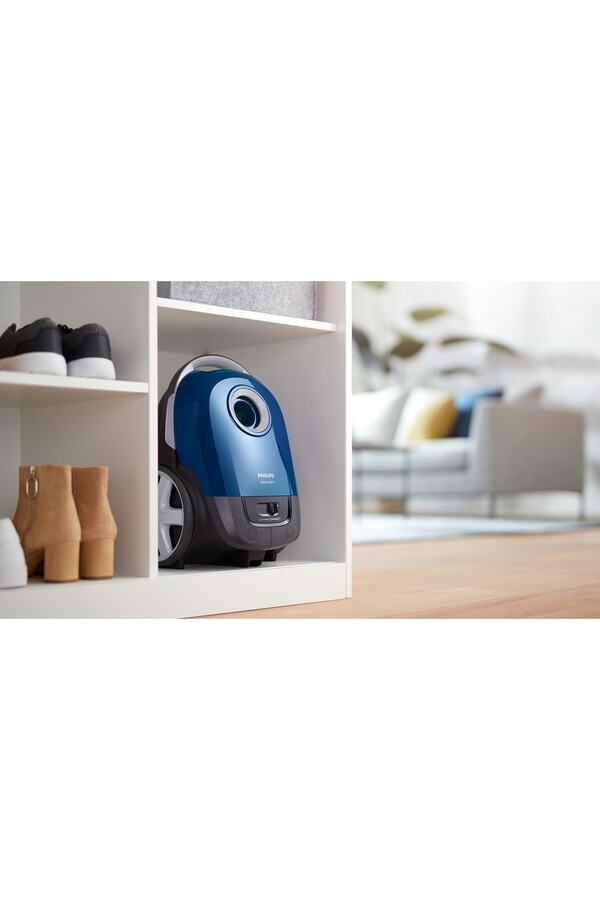 Philips Xd31109 Toz Torbalı Süpürge, 900 W ,3 Litre ,alerji Dostu, , Triactive Başlık, Hepa 13 , Mavi - Görsel 6