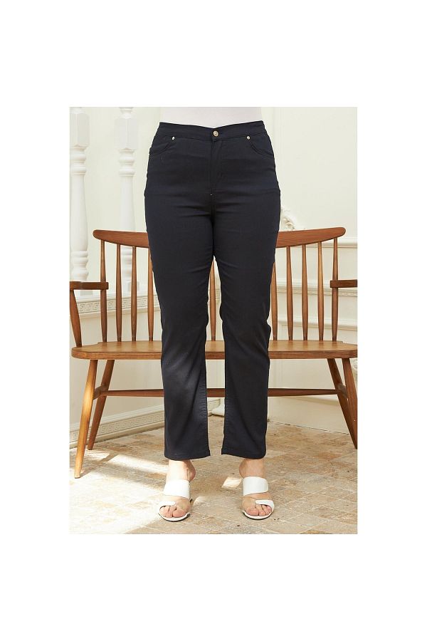 Büyük Beden Pamuk Pantalon