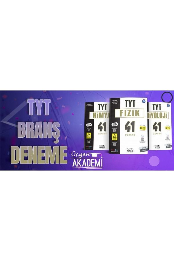 Tyt Fizik Kimya Biyoloji Üçlü Set Yeni 2023