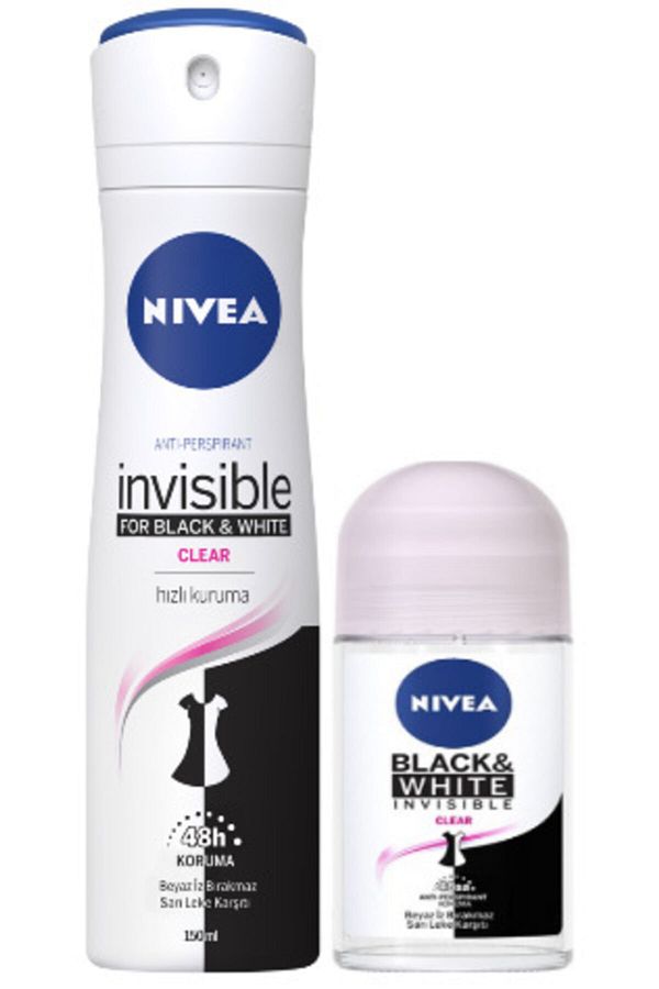 Kadın Deodorant Invısıble B & W 150 Ml + Rolon 25 Ml Hediye