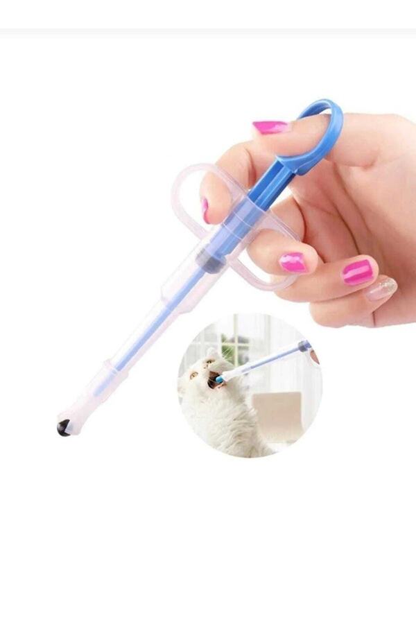 Kedi Köpek Hap Yutturma Aparatı (zilli Top Hediyeli)