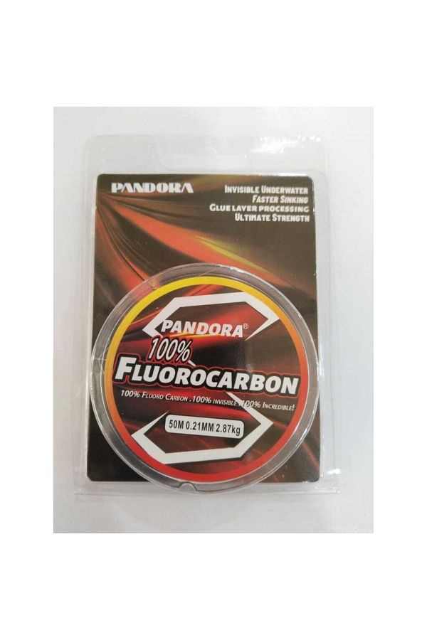 %100 Fluorocarbon Misina 0.21 Mm 50 Mt
