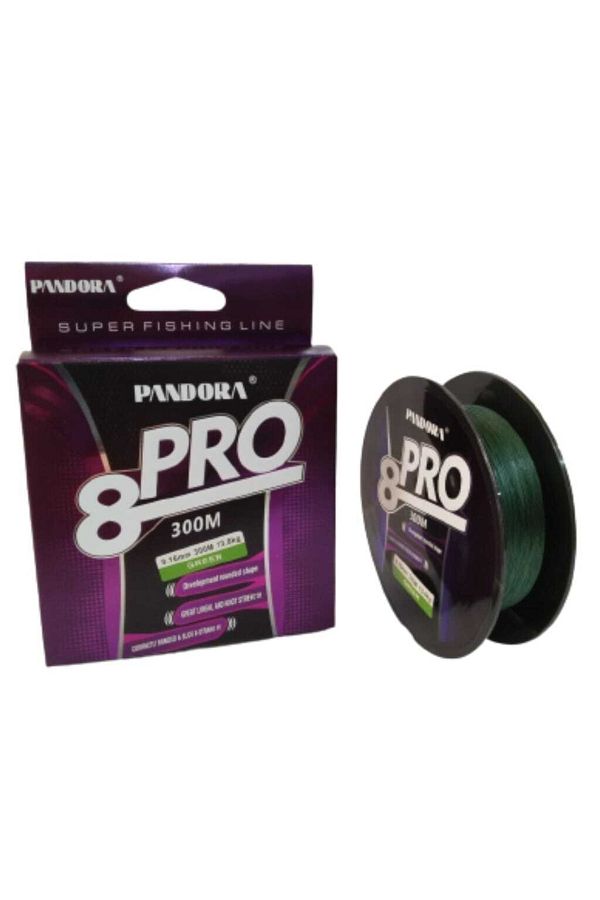 8x Pro 300 Mt Örgü Ip Misina 0.16 Mm 13,8 Kg Çekerli