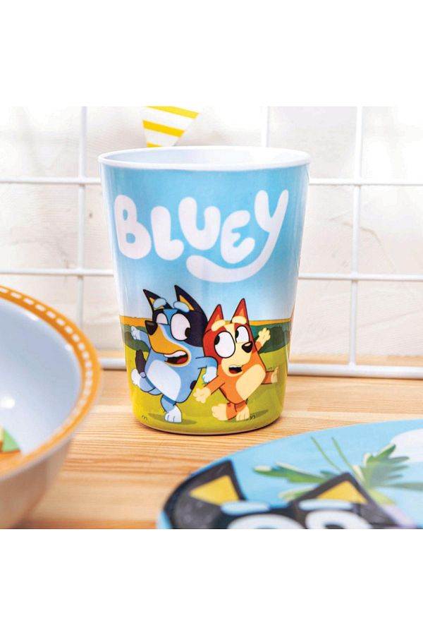 Bluey Bingo Temalı Bluey Desenli Karton Bardak 8'li