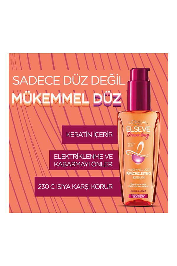 L'oréal Paris Dream Long Mükemmel Düz Pürüzsüzleştirici Serum_5