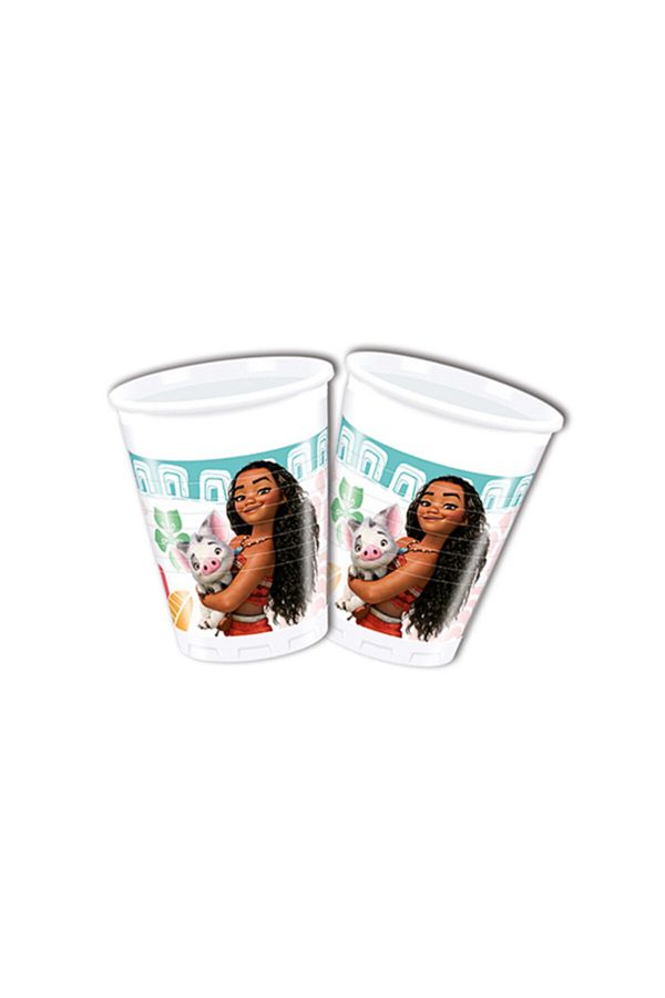 Moana Plastik Bardak 8li
