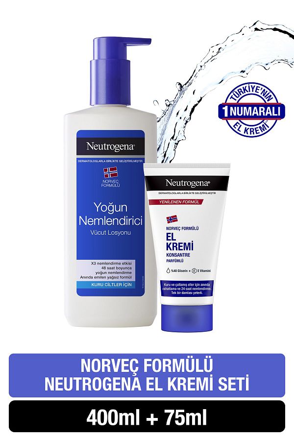 Norveç Formülü Neutrogena El Kremi Seti