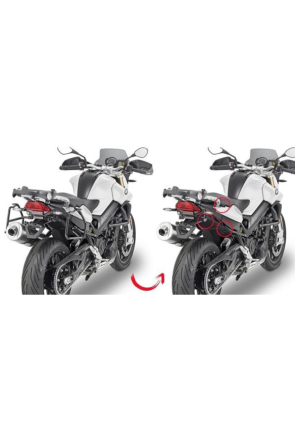 Plr5118 Bmw F800gt - F800r (09-20) Yan Çanta Taşıyıcı