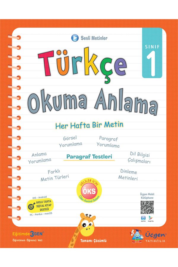 Üçgen 1.sınıf Türkçe Okuma Anlama - Sesli Metinler