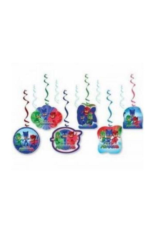 6 Lı Pj Maskeler Yay Süs Pj Maskeler Tavan Süsü