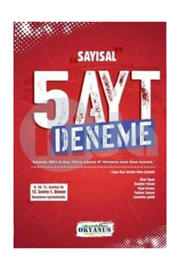 Okyanus Ayt 5 Sayısal Deneme 2023 1.dönem