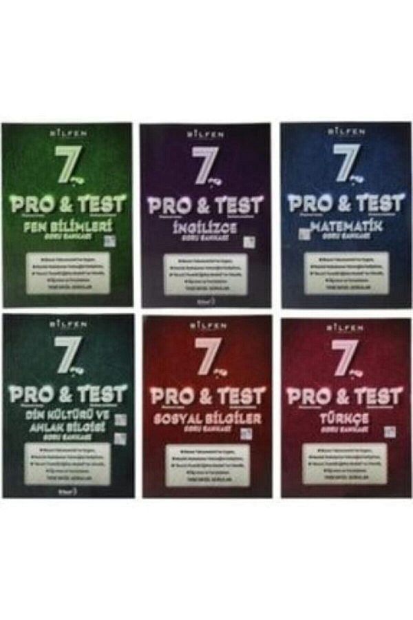 Bilfen Yayınları Bilfen Yayınları Bilfen 7. Sınıf Pro & Test Soru Bankası Seti 6 Kitap