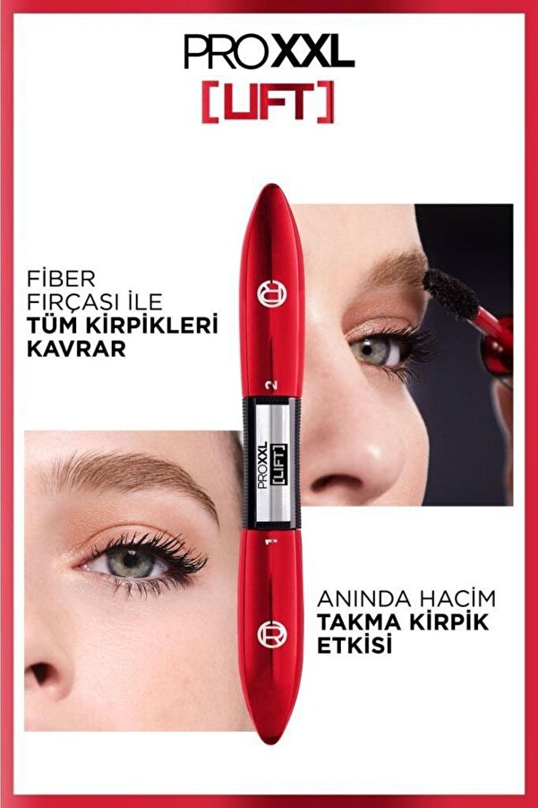 Pro Xxl Lift Çift Taraflı Maskara - Kirpik Lifting Etkisi_5