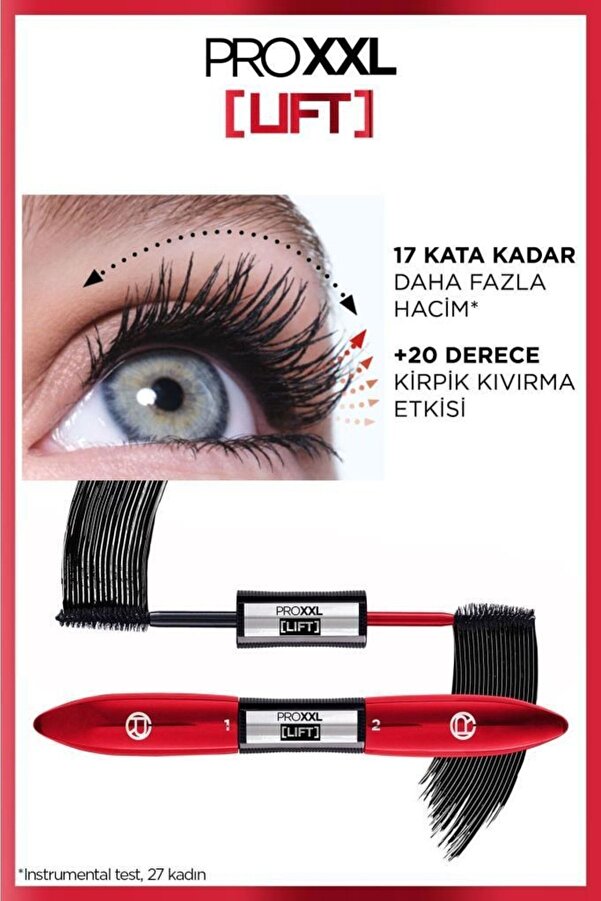 Pro Xxl Lift Çift Taraflı Maskara - Kirpik Lifting Etkisi_6