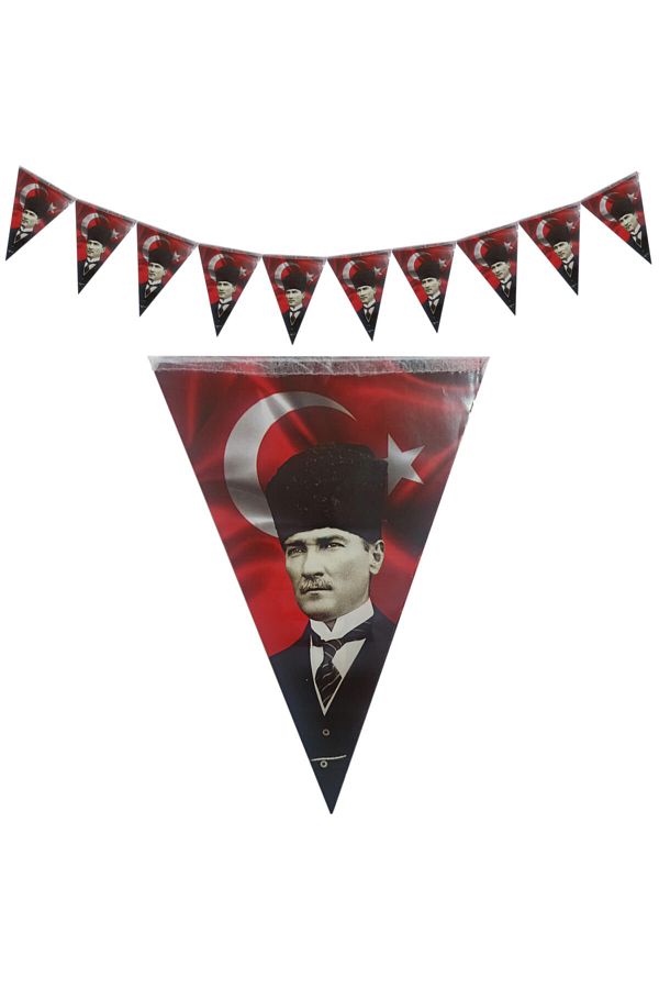 23 Nisan Süsleri Türk Bayrağı Balon Bayrak Flama Çubuklu Bayrak Paketi ve Ev Kreş Okul Süsleme Seti_7