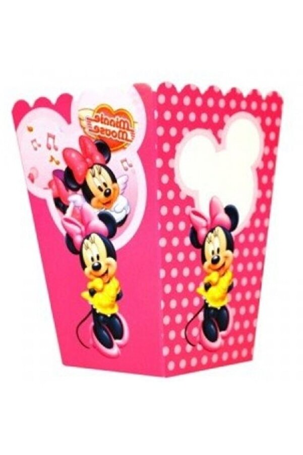 16 Adet Minnie Mouse Mısır Kutusu Karton HappyLand