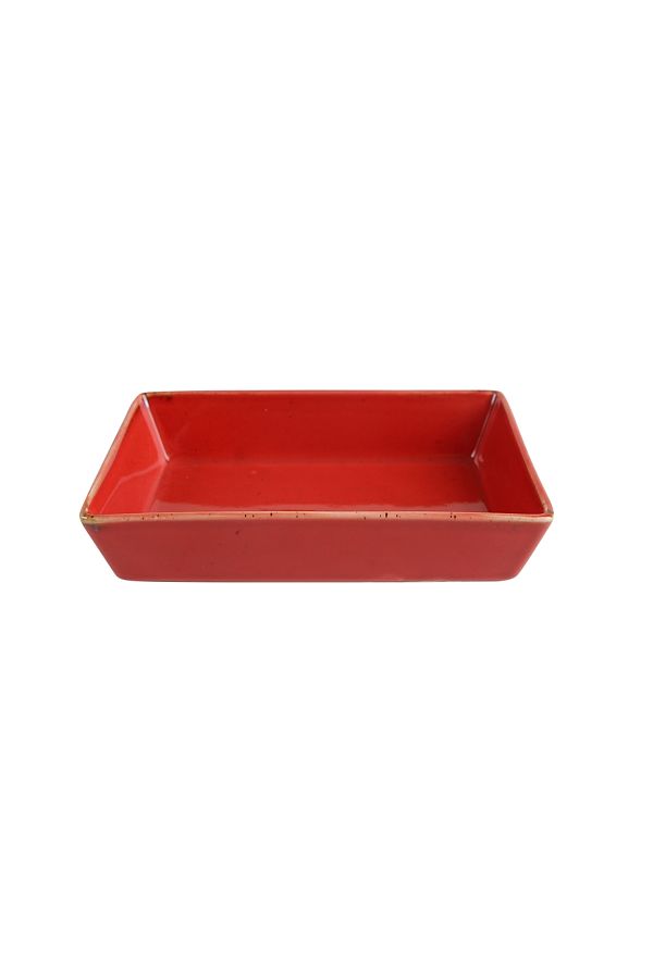Seasons Kırmızı Kare Salata Tabağı 13cm 04ALM002062