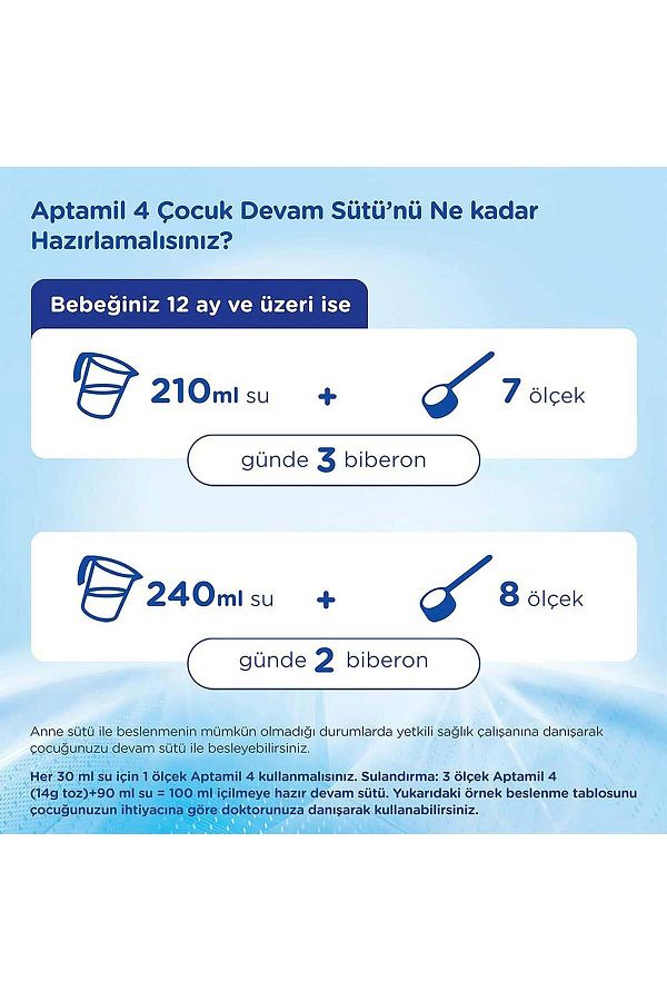 4 Çocuk Devam Sütü 800 G 1 Yaş+ Akıllı Kutu_6