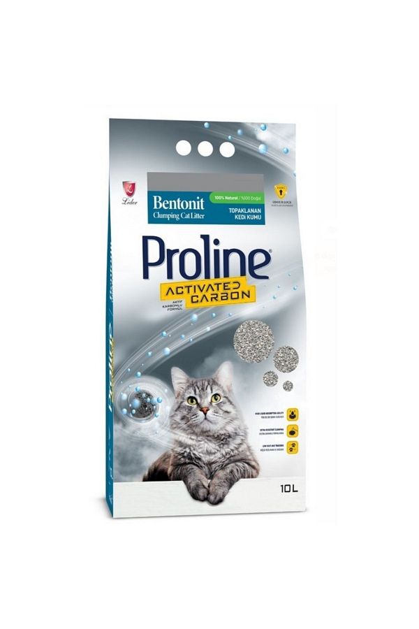 Proline Bentonit Kedi Kumu 10 Lt Aktif Karbonlu