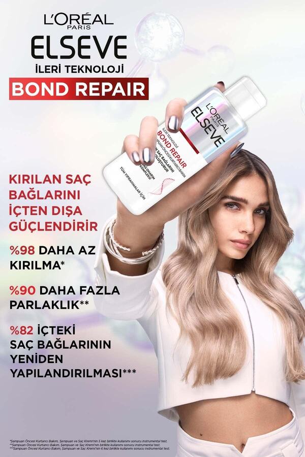 Bond Repair Tüm Yıpranmalar Için Saç Bağlarını Yeniden Oluşturan Şampuan Öncesi Kurtarıcı Bakım200ml_6