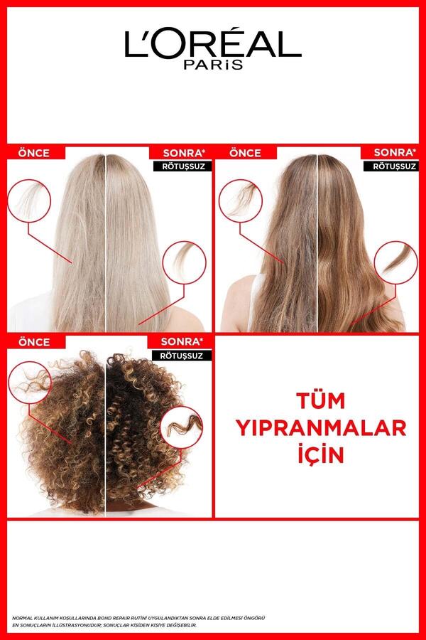 Bond Repair Tüm Yıpranmalar Için Saç Bağlarını Yeniden Oluşturan Şampuan Öncesi Kurtarıcı Bakım200ml_4