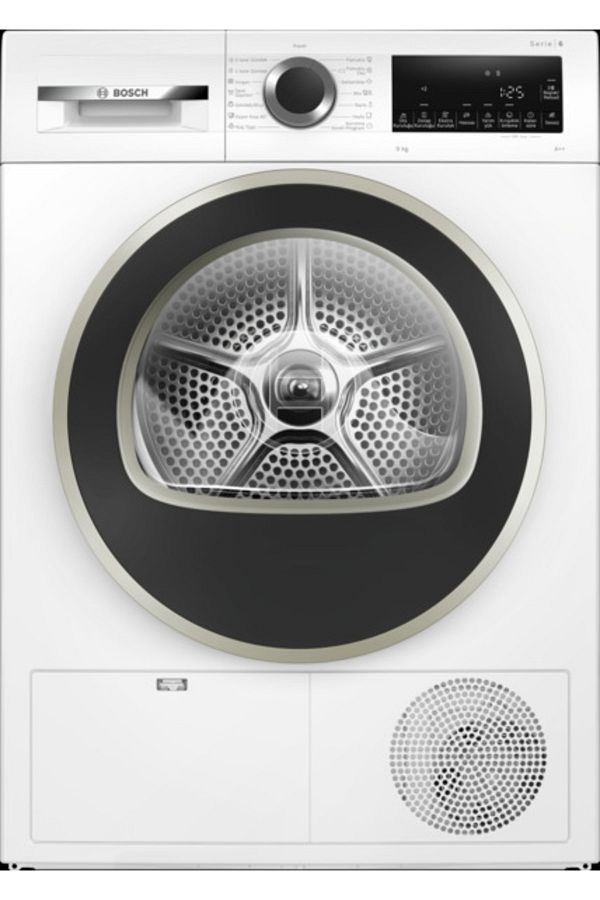 Bosch Wqg241a0tr Seri 6-9 Kg A++ Enerji Sınıfı Beyaz Kurutma Makinesi