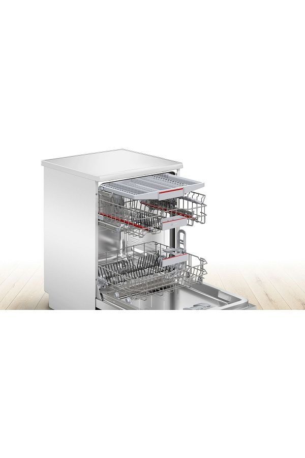 Bosch Sms4hmw62t 6 Programlı Beyaz Cam Görünümlü Bulaşık Makinesi