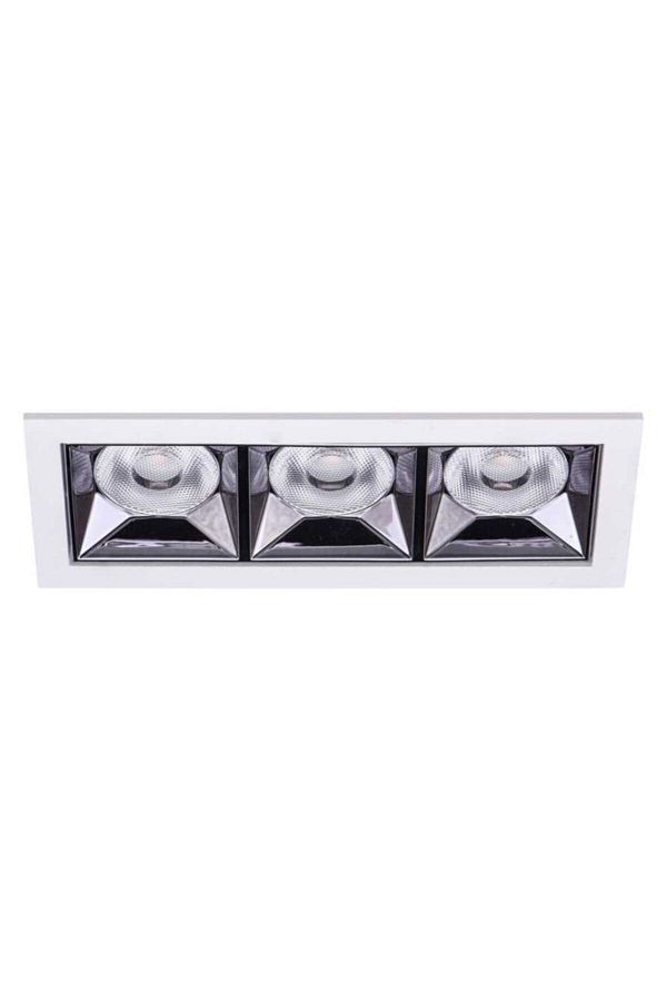 Jüpiter 3'lü Sıralı Led Spot Sıvaaltı 3000k Ls494 S