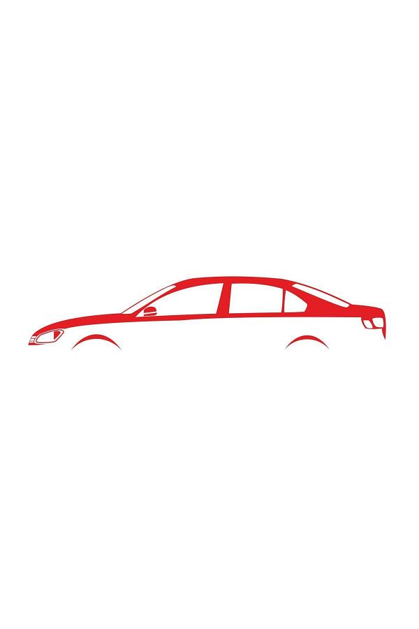 Jetta Araba Sticker 00661 15x3 Cm Sticker Fabrikası